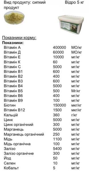 Премикс для жеребых и лактирующих кобыл, 5 кг 058 фото